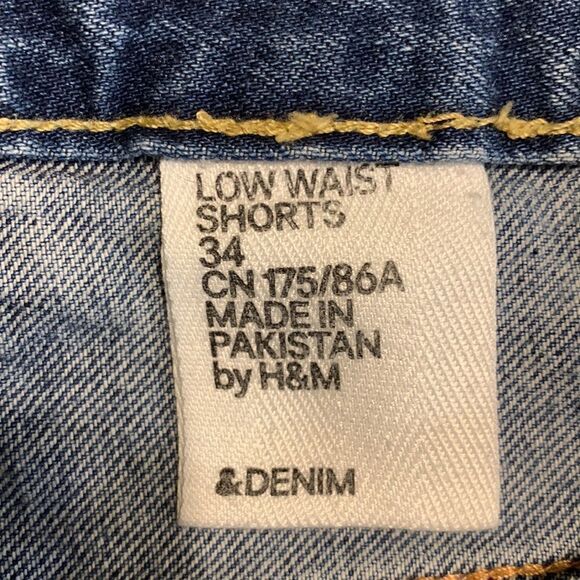 H&M Size 34 Men’s cuffed distressed shorts - Picture 3 of 7